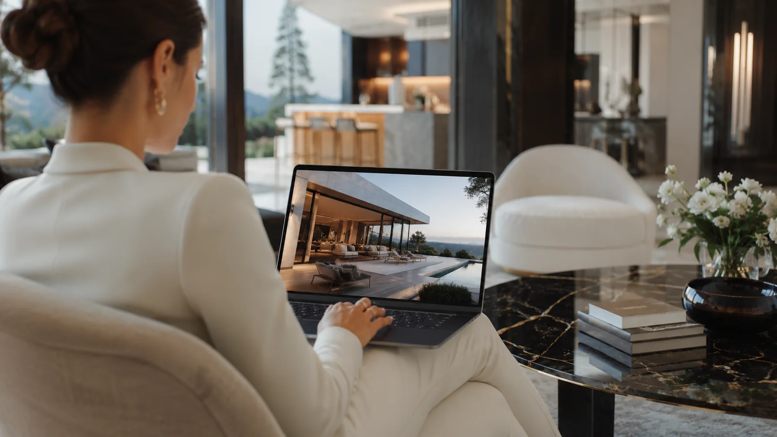 Experiência digital aplicada à apresentação de um empreendimento imobiliário.